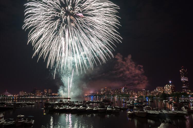Boston fireworks
