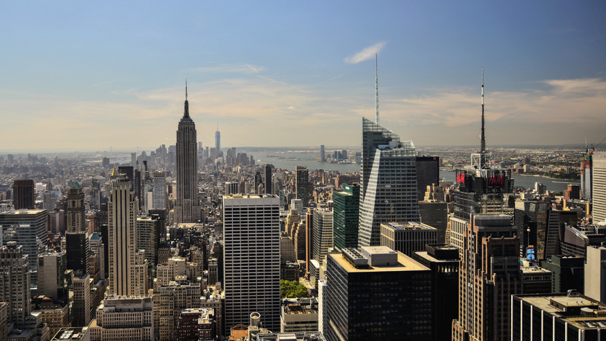 New York City skyline from Top of the Rock