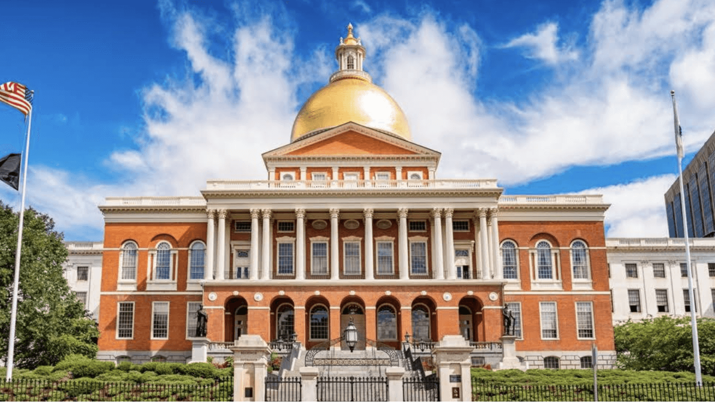 Building with a gold dome on top