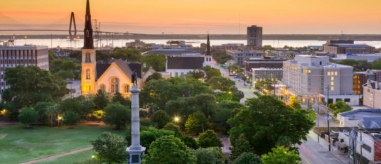 Charleston, South Carolina downtown city