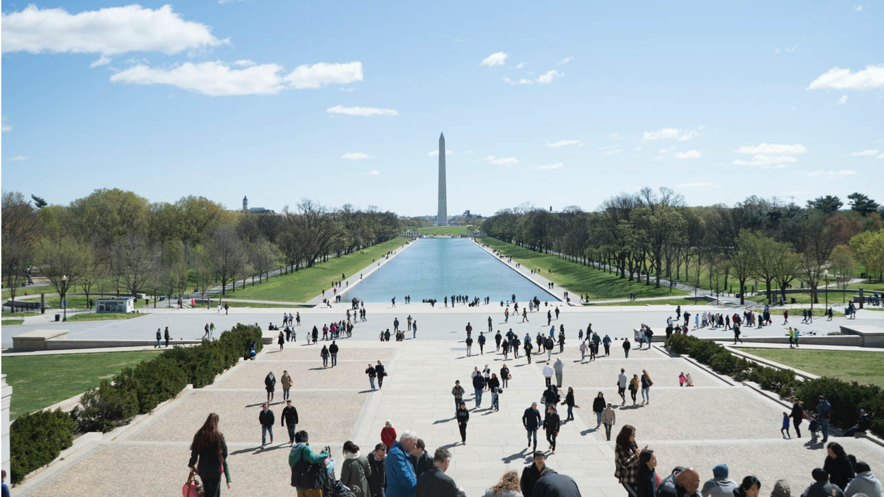 Reflection pool in Washington, D.C.