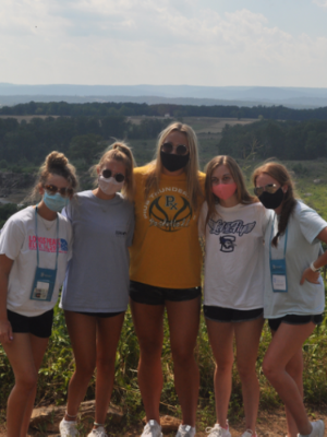 Students on Tour in Masks