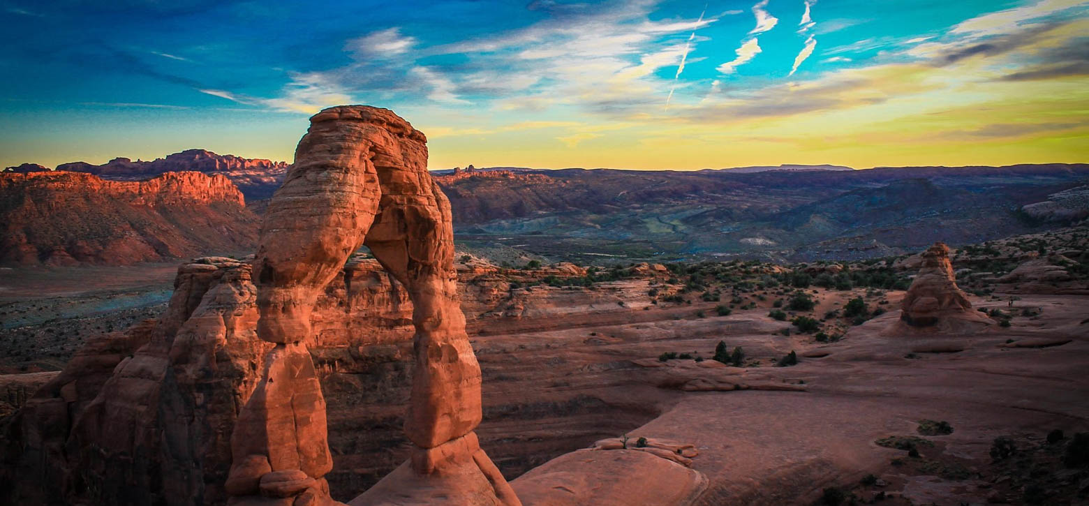 Stone arch at Arches National Park