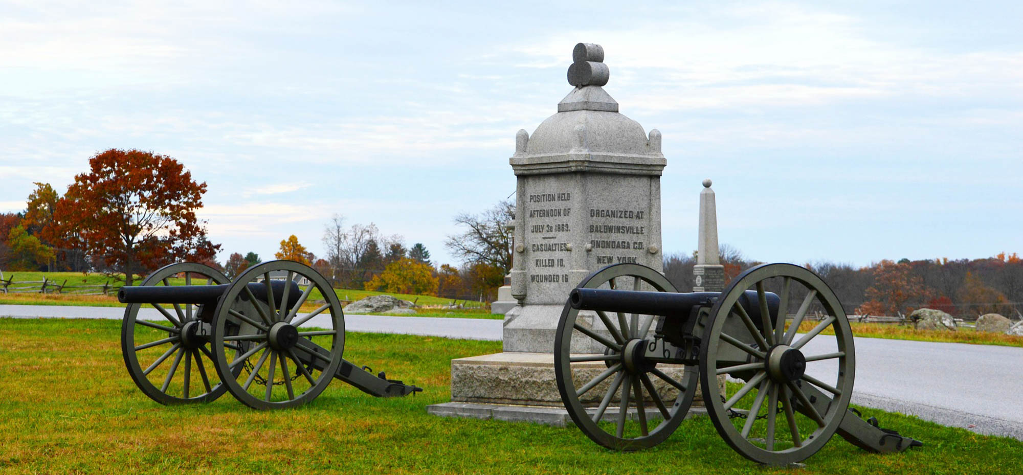 Cannons at Gettysburg