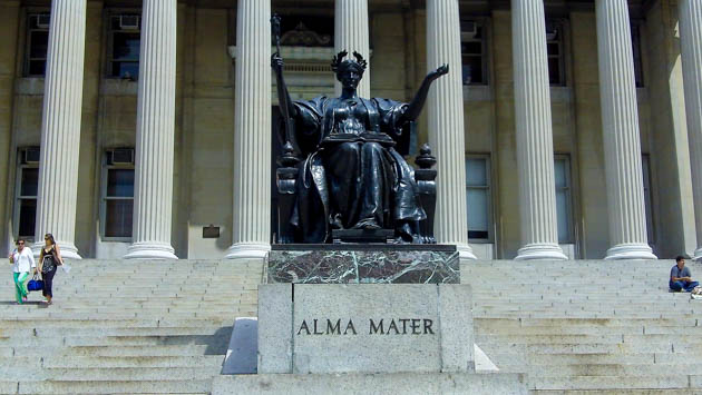 Columbia University Alma Mater statue