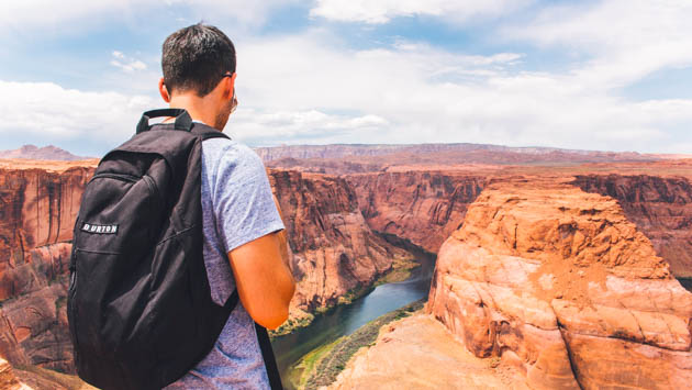 Student at Grand Canyon National Park