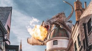 Dragon house at Universal Studios