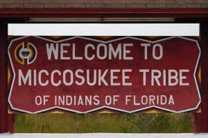 Miccosukee tribe reserve Florida Keys