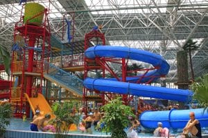 Indoor water park visit
