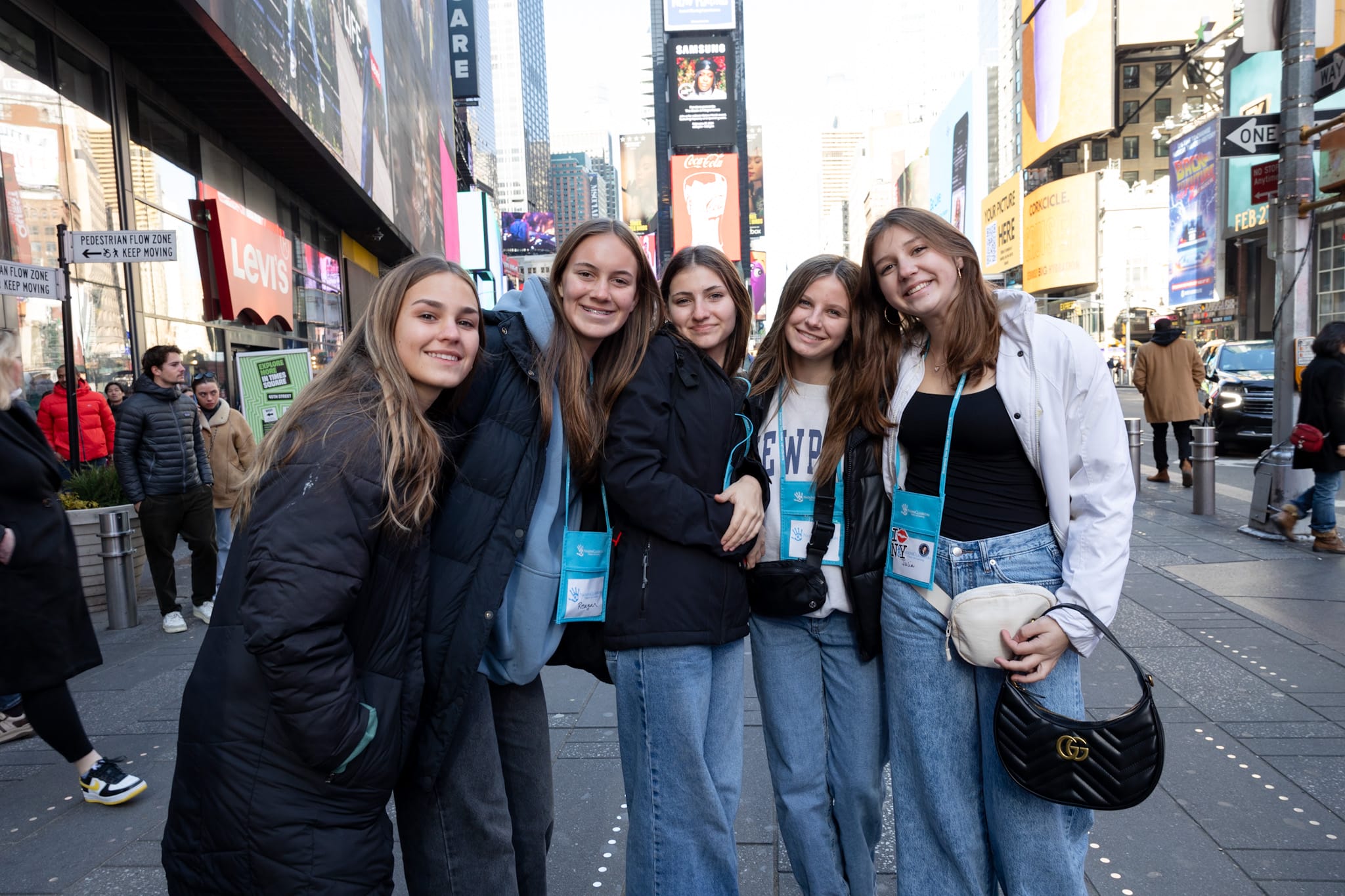 Group photo of Nations Classroom participants in NYC